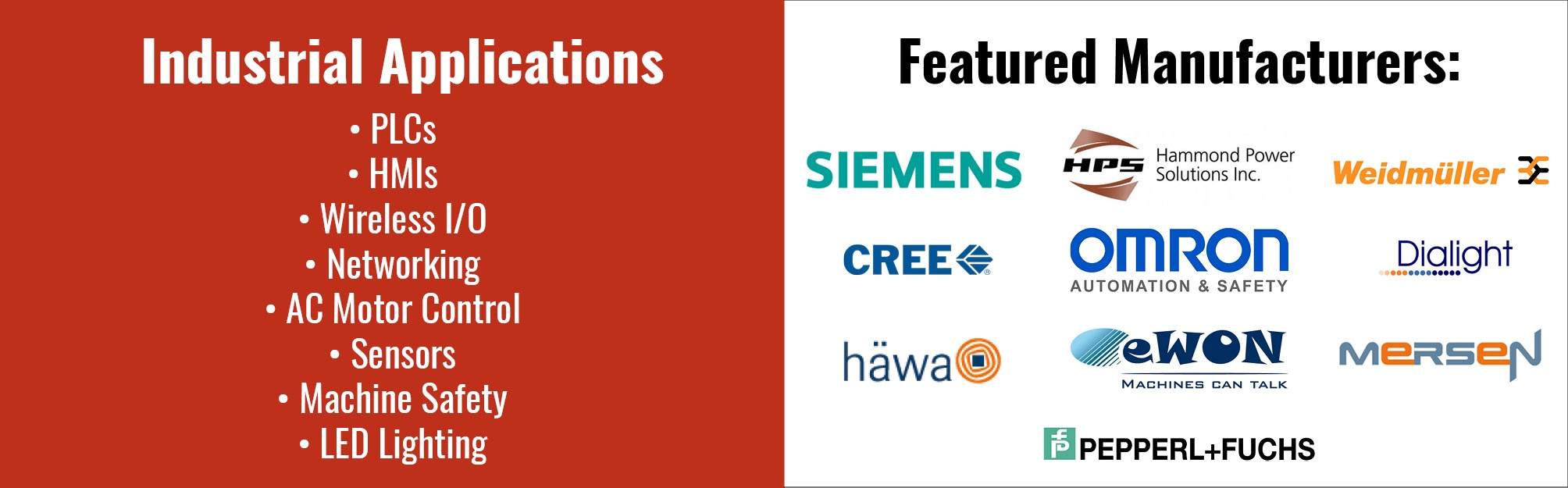industry applications and featured manufacturers industry applications and featured manufacturers